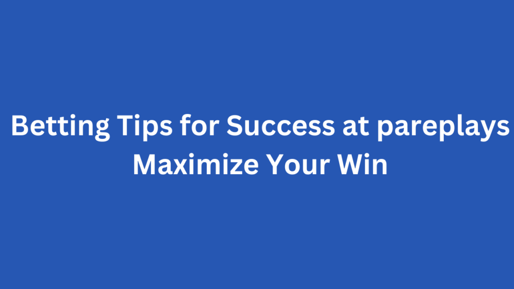 betting tips