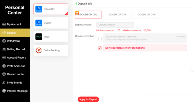 deposit
